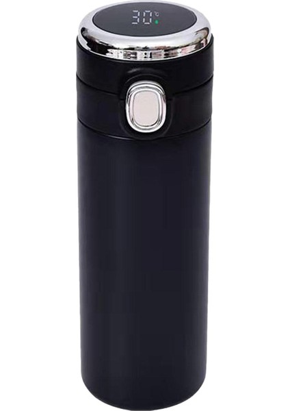 Yalıtım Fincan Büyük Kapasiteli Paslanmaz Çelik Kamp Çay Yalıtımlı Tumbler Siyah (Yurt Dışından)