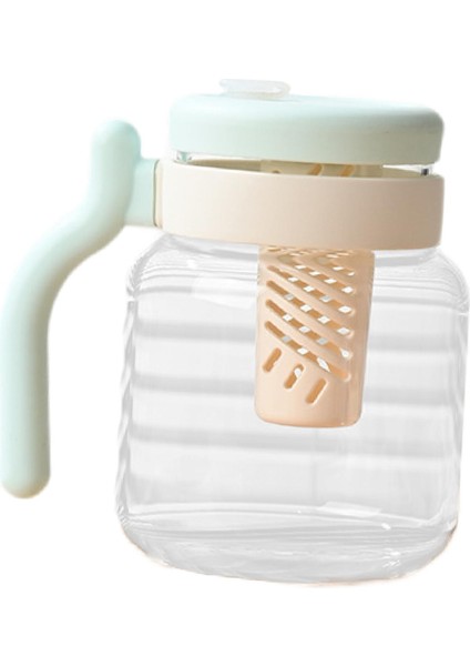 Çay Cam 950 ml Sızdı Içme Şişesi Ev Kamp Mavisi Için (Yurt Dışından)
