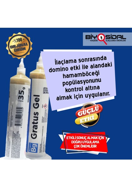 Gratus Hamamböceği ve Karınca Jeli 35 G 1 ADET