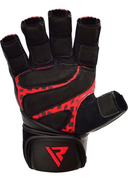 L7 Ağırlık Çalışma Eldiveni - Rdx - Kırmızı/siyah - M modelleri