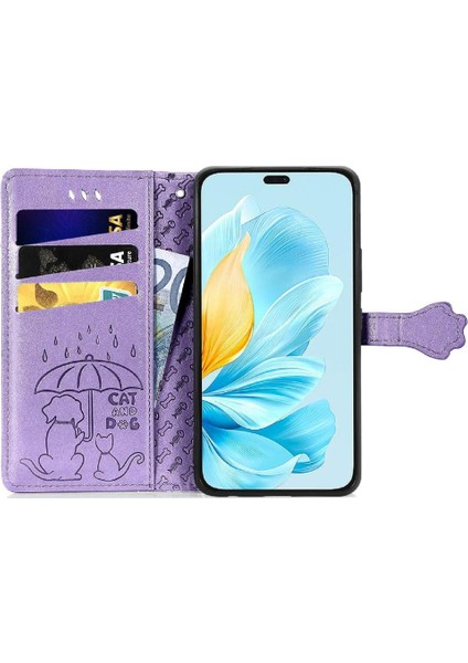 Onur Için Flip Case 200 Lite Kısa Kayış Kapak Kapak Kılıf Karikatür (Yurt Dışından)