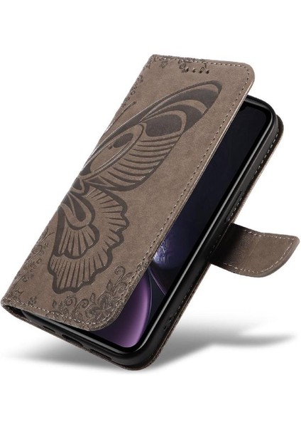IPhone Xr Yüksek Kaliteli Deri Kredi Kartı Yuvası El ile Flip Case (Yurt Dışından) fırsatları