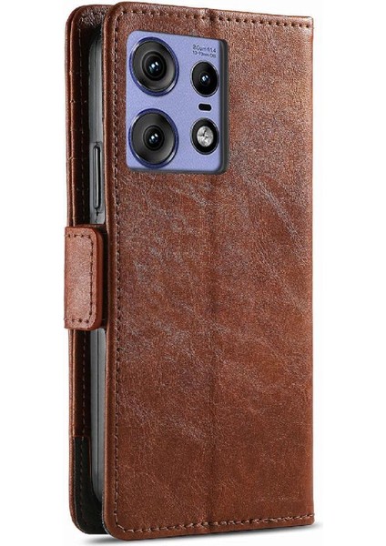 Motorola Edge 50 Pro Cüzdan Ekleme Çok Renkli Çoklu Kart Için Flip Case (Yurt Dışından)