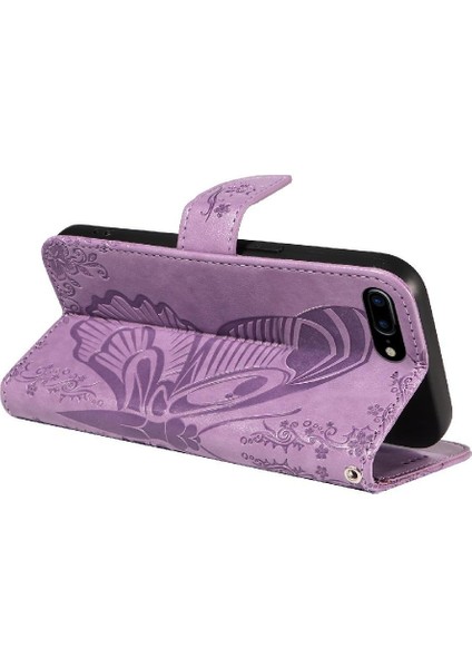IPhone 6 Için Flip Case Artı/6s Artı Kredi Kartı Yuvası ile Kabartmalı El (Yurt Dışından)
