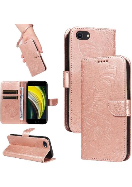 IPhone 7/8 Için Flip Case Yüksek Kalite Deri Ayrılabilir El Kayışı ile (Yurt Dışından)