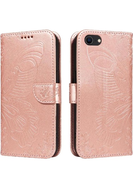 IPhone 7/8 Için Flip Case Yüksek Kalite Deri Ayrılabilir El Kayışı ile (Yurt Dışından)