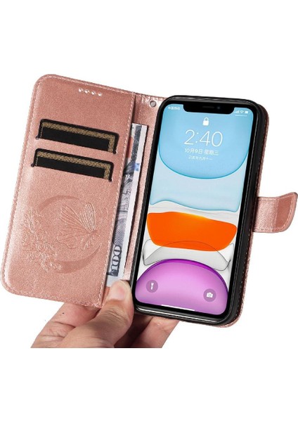 IPhone 11 Için Flip Case Kredi Kartı Yuvası ile Ayrılabilir El Kayışı Yüksek (Yurt Dışından) modelleri