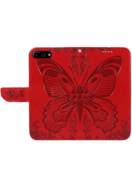 IPhone 6 Için Flip Case Artı/6s Artı Kredi Kartı Yuvası ile Kabartmalı El (Yurt Dışından) modelleri
