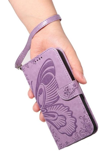 Kredi Kartı Yuvası ile IPhone Se4 Için Flip Case Ayrılabilir El Kayışı Yüksek (Yurt Dışından)