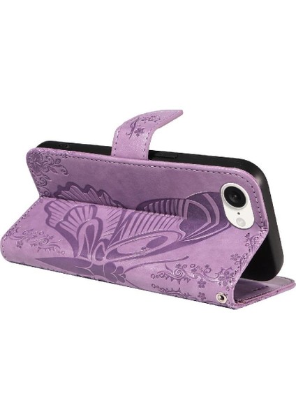 Kredi Kartı Yuvası ile IPhone Se4 Için Flip Case Ayrılabilir El Kayışı Yüksek (Yurt Dışından)