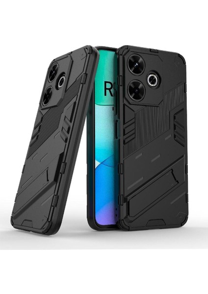 Xiaomi Redmi Için Kılıf 13 4g Sağlam Askeri Kickstand Koruyucu Kapak (Yurt Dışından)