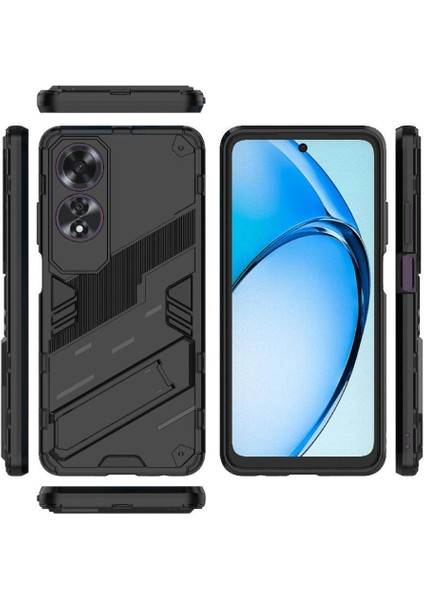Oppo A60 4g Kickstand Koruyucu Kapak Için Kılıf Sağlam Askeri (Yurt Dışından)