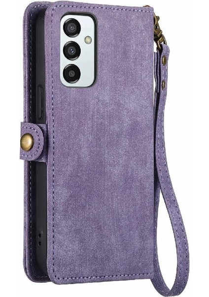 BDT Boutique Samsung Galaxy M23 5g Darbeye Deri Kılıf Için Flip Case Basit Flip (Yurt Dışından)