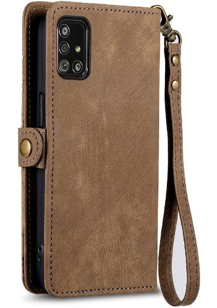 Samsung Galaxy A71 4g Için Flip Case Basit Iş Kapak Darbeye (Yurt Dışından)