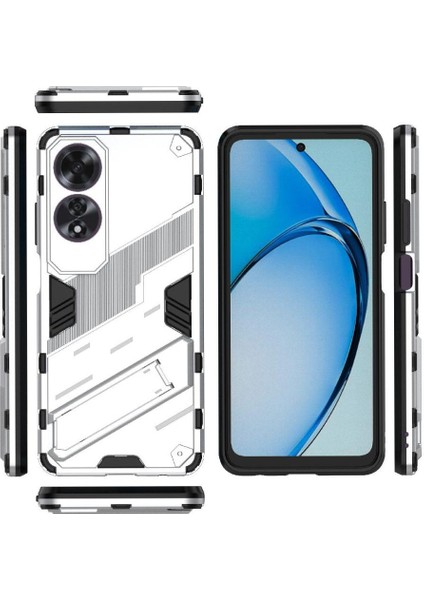 Oppo A60 4g Kickstand Koruyucu Kapak Için Kılıf Sağlam Askeri (Yurt Dışından)