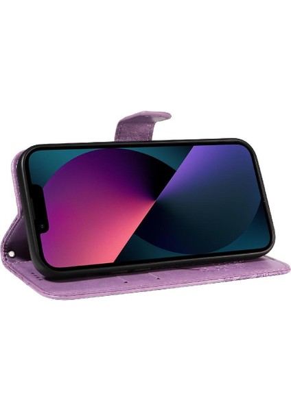 IPhone 14 Için Flip Case Artı Kredi Kartı Yuvası ile Yüksek Kaliteli Deri (Yurt Dışından) modelleri