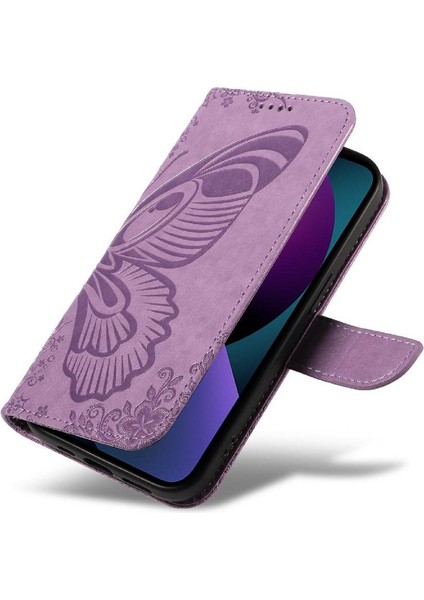 IPhone 14 Için Flip Case Artı Kredi Kartı Yuvası ile Yüksek Kaliteli Deri (Yurt Dışından) fırsatları