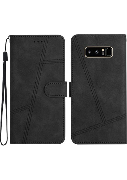 Samsung Galaxy Not 8 Için Flip Case Bilek Kayışı Tam Koruma Flip Folio (Yurt Dışından) indirimleri