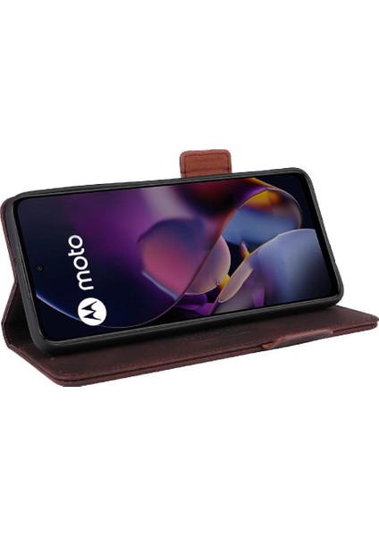 Motorola Moto G54 5g Kart Tutucu Kapak Kickstand Manyetik Için Flip Case (Yurt Dışından) fiyatları