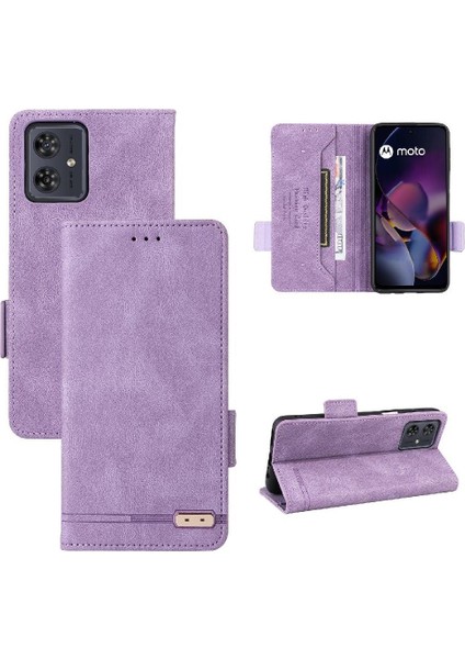 Motorola Moto G54 5g Kart Tutucu Kapak Kickstand Manyetik Için Flip Case (Yurt Dışından)