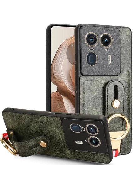 Motorola Moto X50 Ultra 5g Uyumluluk Bilek Kayışı Premium Pu Için Kılıf (Yurt Dışından)