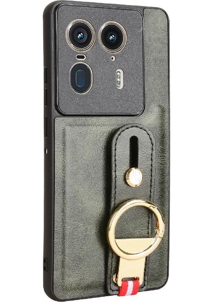 Motorola Moto X50 Ultra 5g Uyumluluk Bilek Kayışı Premium Pu Için Kılıf (Yurt Dışından)