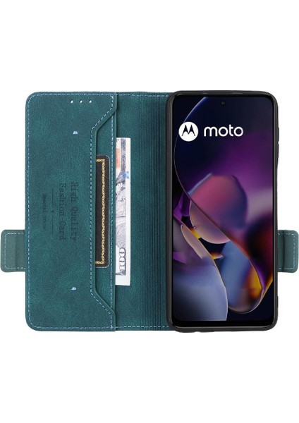 Motorola Moto G54 5g Kart Tutucu Kapak Kickstand Manyetik Için Flip Case (Yurt Dışından) fiyatları