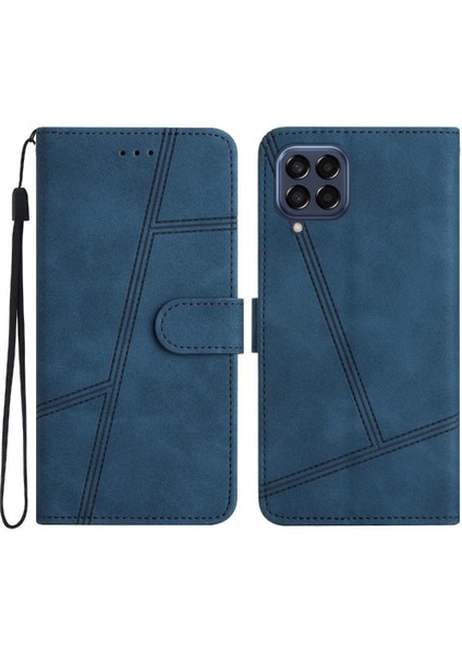 Samsung Galaxy M33 5g Için Flip Case Cüzdan Pu Deri Tam Koruma Kartı (Yurt Dışından)