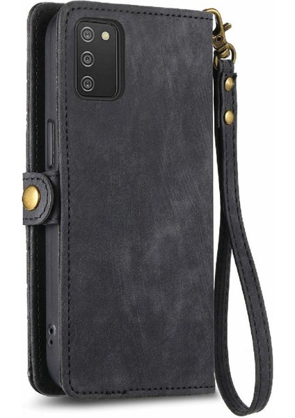 Samsung Galaxy A02S Cüzdan Için Flip Case Basit Iş Kapak Kılıfı (Yurt Dışından) fiyatları