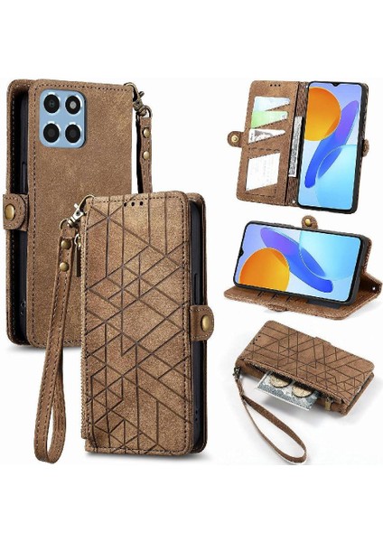 Onur X8 5g Için Flip Case Kapak Darbeye Cüzdan Deri Kılıf (Yurt Dışından)