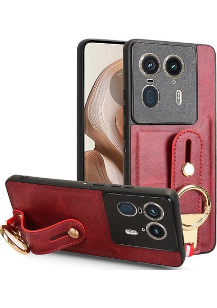 Motorola Moto X50 Ultra 5g Uyumluluk Bilek Kayışı Premium Pu Için Kılıf (Yurt Dışından)