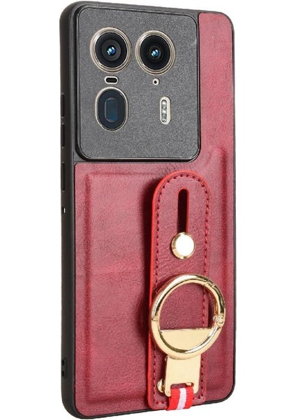Motorola Moto X50 Ultra 5g Uyumluluk Bilek Kayışı Premium Pu Için Kılıf (Yurt Dışından)