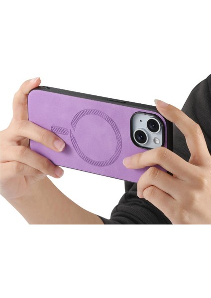 IPhone 15 Için Flip Case Hafif Kablosuz Şarj Magsafe Araba Bağlar (Yurt Dışından) modelleri