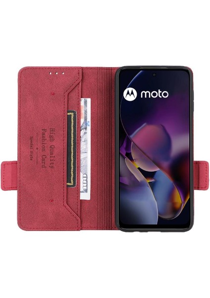 Motorola Moto G54 5g Kart Tutucu Kapak Kickstand Manyetik Için Flip Case (Yurt Dışından) fiyatları