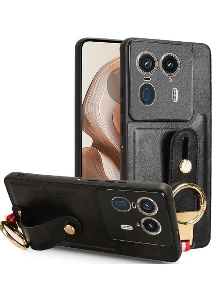 Motorola Moto X50 Ultra 5g Uyumluluk Bilek Kayışı Premium Pu Için Kılıf (Yurt Dışından)