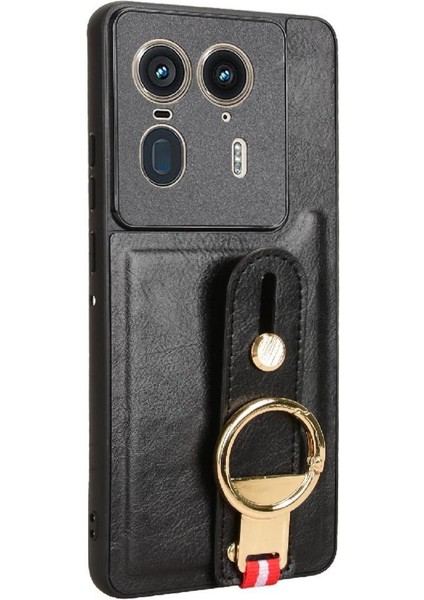 Motorola Moto X50 Ultra 5g Uyumluluk Bilek Kayışı Premium Pu Için Kılıf (Yurt Dışından)