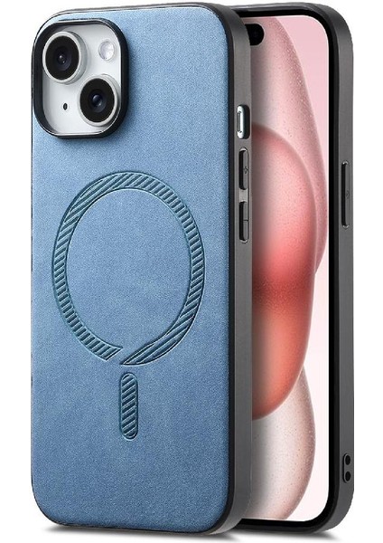 IPhone 15 Için Flip Case Hafif Kablosuz Şarj Magsafe Araba Bağlar (Yurt Dışından)