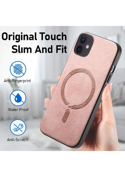 IPhone 12 Için Flip Case Ince Kablosuz Şarj Hafif Magsafe Araba (Yurt Dışından)