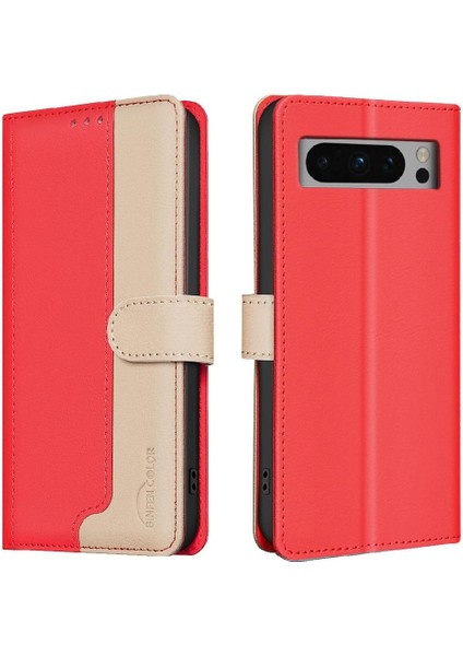 Google Pıxel 9 Pro Kart Yuvaları Için Flip Case Tutucu Flip Folio Kickstand (Yurt Dışından)