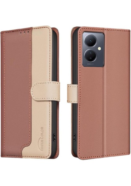 Vıvo Y36 Darbeye Tpu Iç Kabuk Kickstand Kart Yuvaları Için Flip Case (Yurt Dışından)