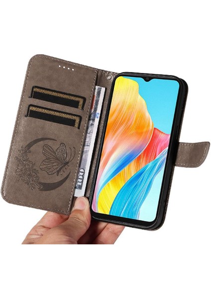 Oppo A38 4g Için Flip CASE/A18 4g Kredi Kartı Yuvası ile Yüksek Kaliteli El (Yurt Dışından) modelleri