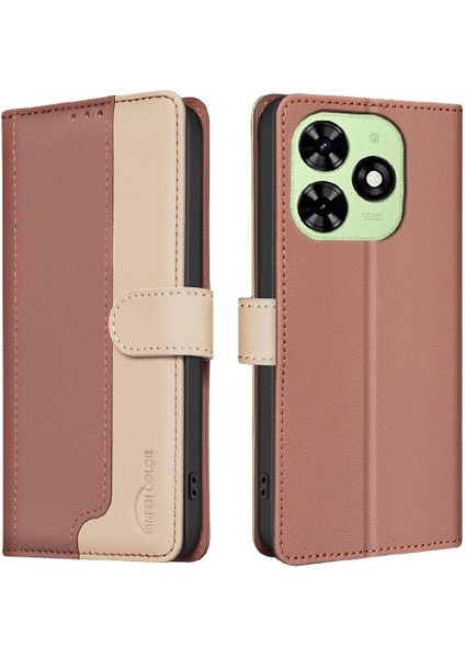 Tecno Spark Için Flip Case 2024 Darbeye Tpu Iç Kabuk Çevirme Folyo (Yurt Dışından)