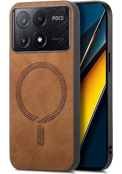 Xiaomi Poco X6 Pro 5g Için Flip Case Ince Hafif Kablosuz Şarj Araba (Yurt Dışından)