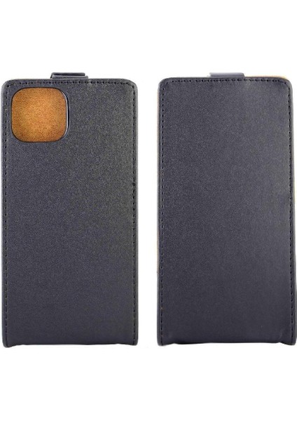IPhone 13 Için Dikey Flip Case Tpu Deri Kart Yuvası Iş Tarzı (Yurt Dışından)