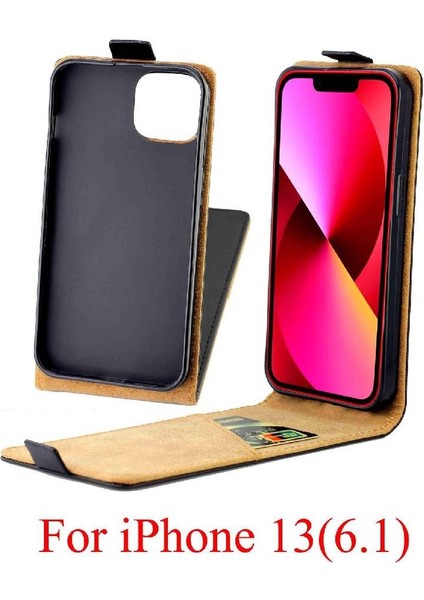 IPhone 13 Için Dikey Flip Case Tpu Deri Kart Yuvası Iş Tarzı (Yurt Dışından) indirimleri