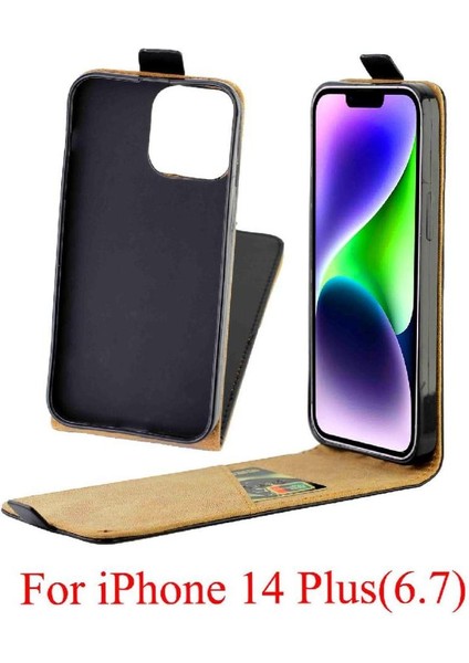 IPhone 14 Için Dikey Flip Case Artı Tpu Deri Koruyucu Kapak Tarzı (Yurt Dışından) fırsatları