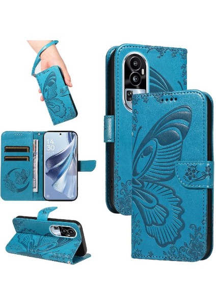 Oppo Oppo 10 5g/oppo 10 Pro 5g ile Yüksek Kaliteli Deri Flip Case (Yurt Dışından)