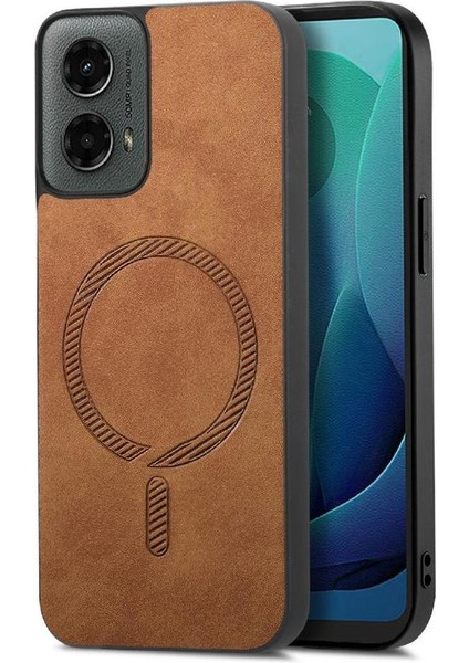 Motorola Moto G 2024 Kablosuz Şarj Için Flip Case Hafif Ince Araba (Yurt Dışından) fırsatları
