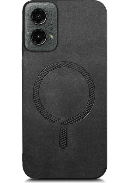 Motorola Moto G 2024 Kablosuz Şarj Için Flip Case Hafif Ince Araba (Yurt Dışından)