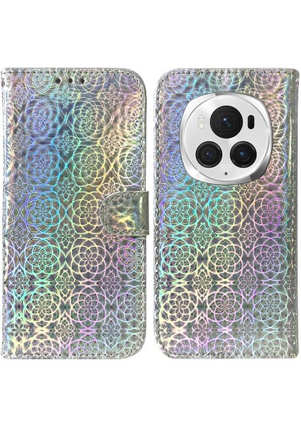 Onur Magic6 Pro Premium Pu Deri Için Flip Case Standı Tutucu Cüzdan Kılıf (Yurt Dışından)
